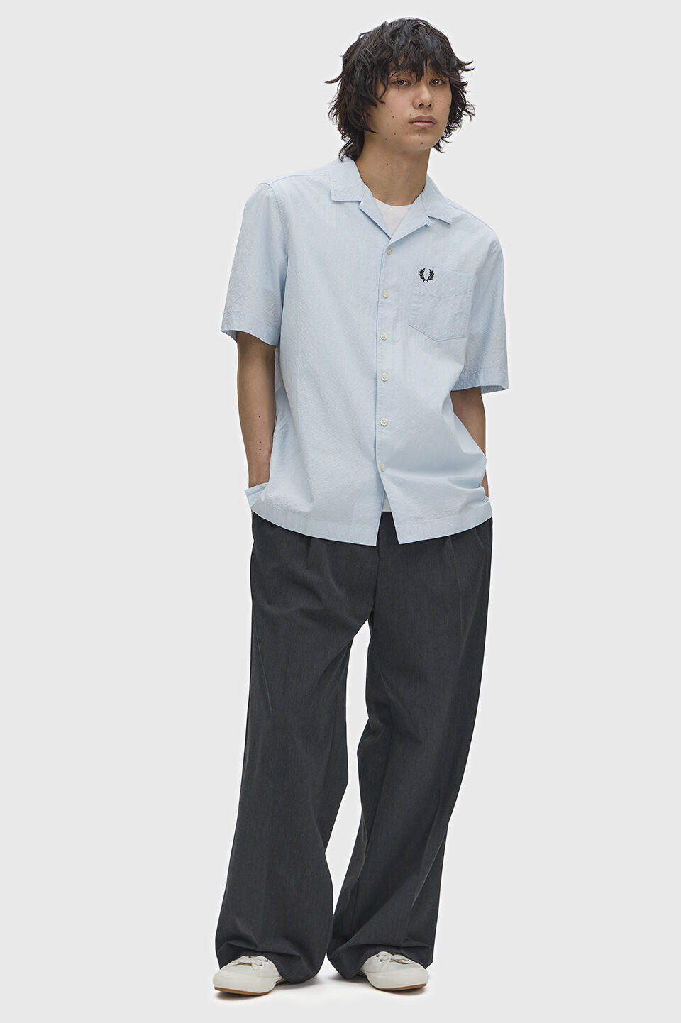 FRED PERRY 「Seersucker Revere Collar Shirt」|シャツ・ブラウス|