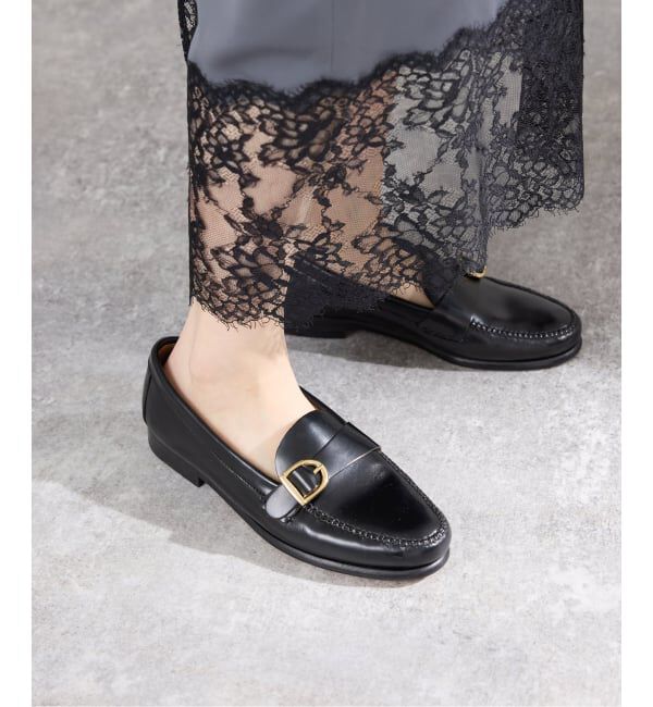 IENA「CASTELLANO/カステラーノ buckle loafers ローファー AT09 ANTIK」|ローファー|