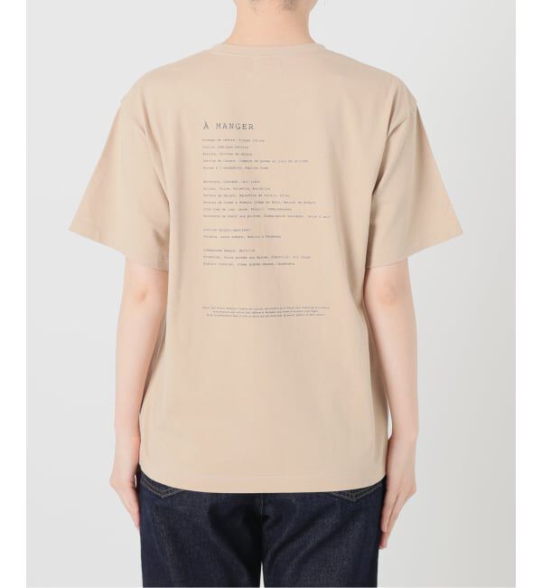 SLOBE IENA「BOUCHE SLOBE別注 MENU TEE」|Tシャツ・カットソー|