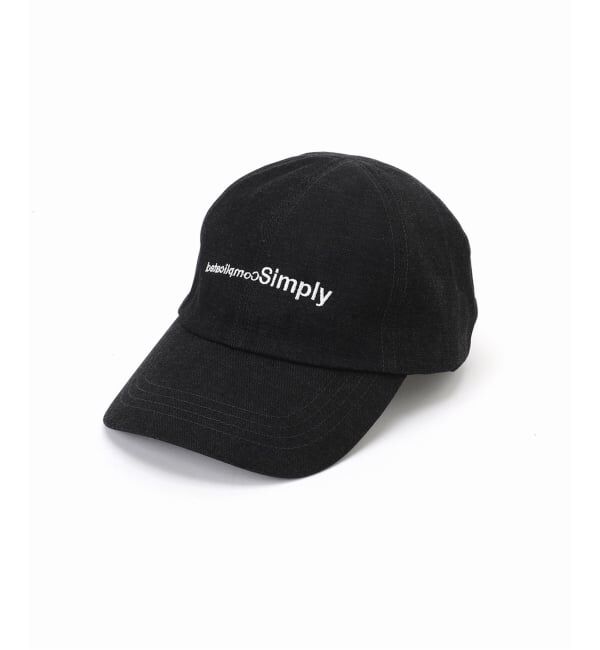 PULP「Simply Complicated / シンプリーコンプリケイテッド REVERSED LOGO 5 PANEL」|キャップ・キャスケット|ブラック