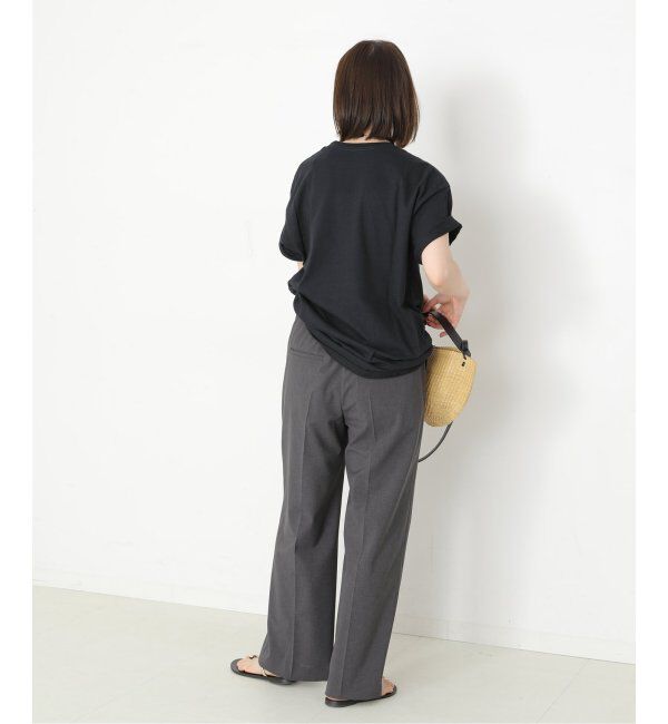 journal standard L'essage「【Pacific BOOKS 】Nascar BLACK t-shirts：Tシャツ」|Tシャツ・カットソー|