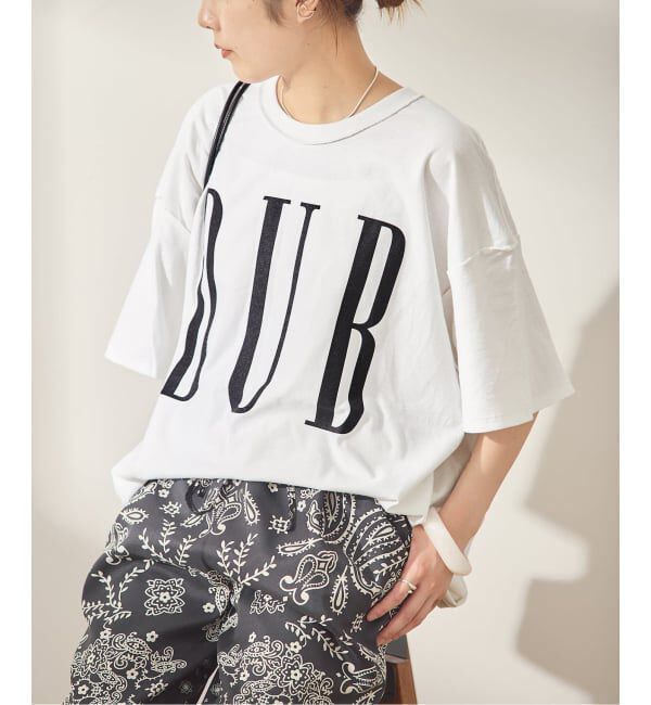 journal standard L'essage「《予約》ISNESS MUSIC/イズネス ミュージック DUB  S/S Tシャツ」|Tシャツ・カットソー|ホワイト