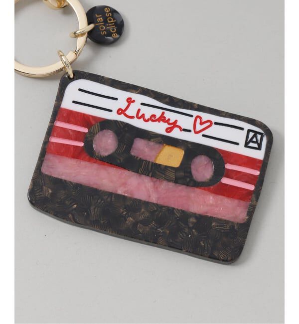 journal standard L'essage「《予約》Solar Eclipse/ソーラーエクリプス LUCKY CASSETTE CHARM チャーム」|キーケース|