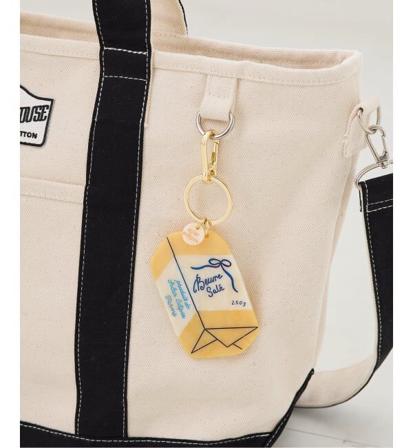 journal standard L'essage「《予約》Solar Eclipse/ソーラーエクリプス French Butter CHARM チャーム」|キーケース|イエロー