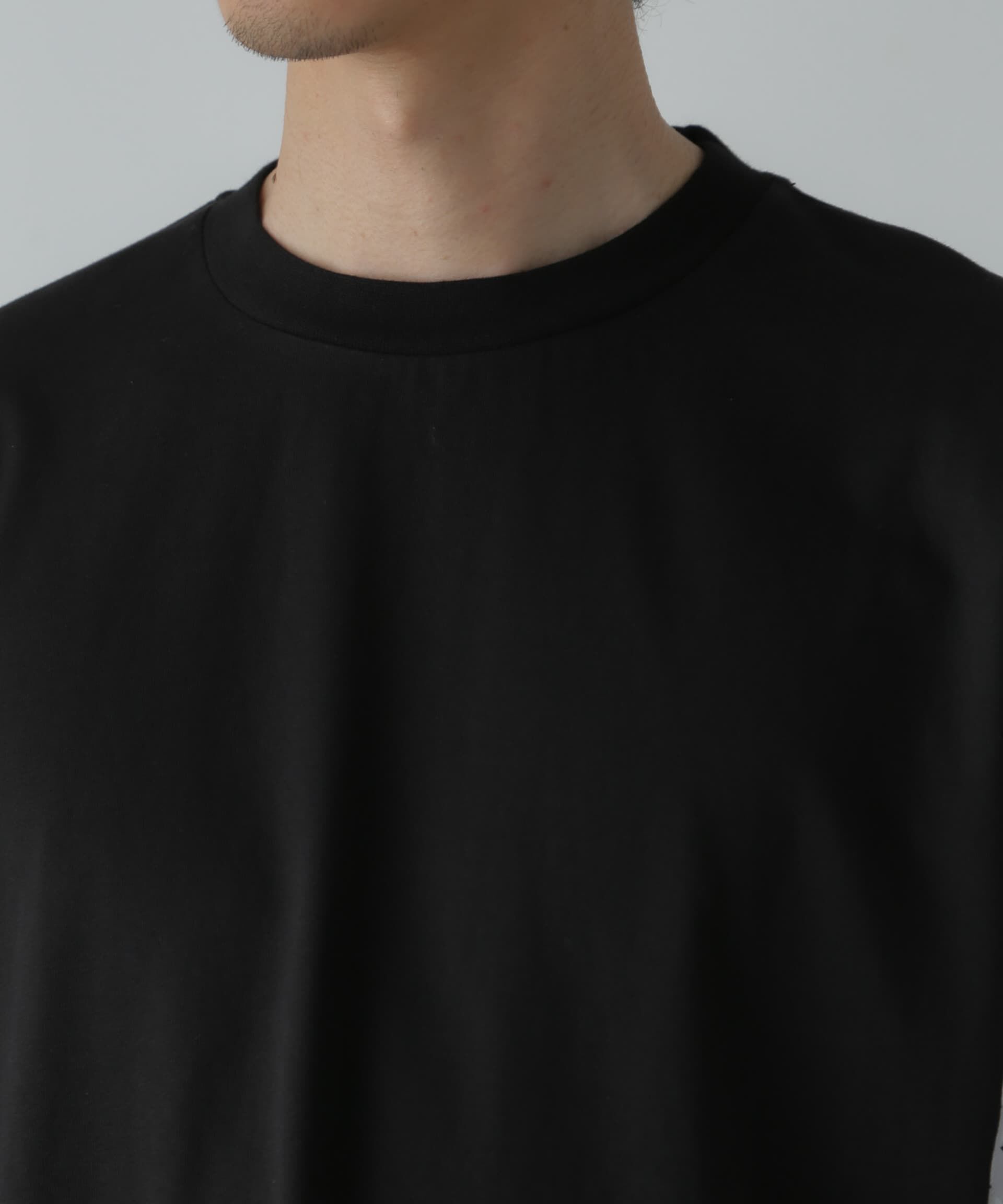 nano･universe「切り替えパターンTシャツ 半袖(セットアップ可）」|Tシャツ・カットソー|