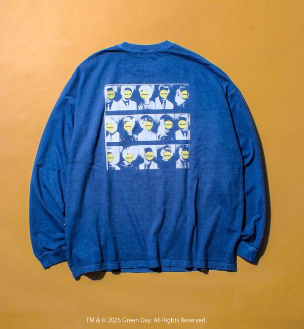 GLOSTER「【GOOD ROCK SPEED】GRENN DAY/グリーンデイ ピグメントロンT」|Tシャツ・カットソー|ネイビー
