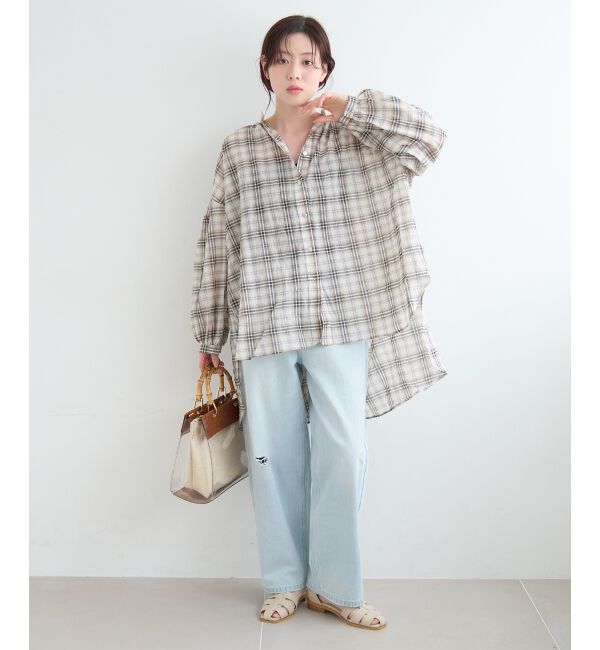 「クラッシュデニムパンツ」|デニム|
