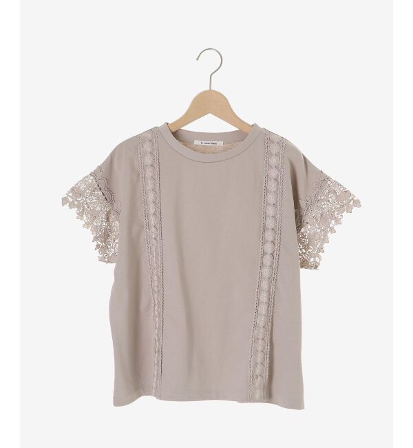  「レースドッキングカットソー」|Tシャツ・カットソー|