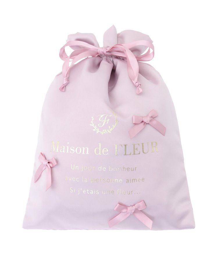 Maison de FLEUR「EC限定巾着」|ポーチ|ピンク