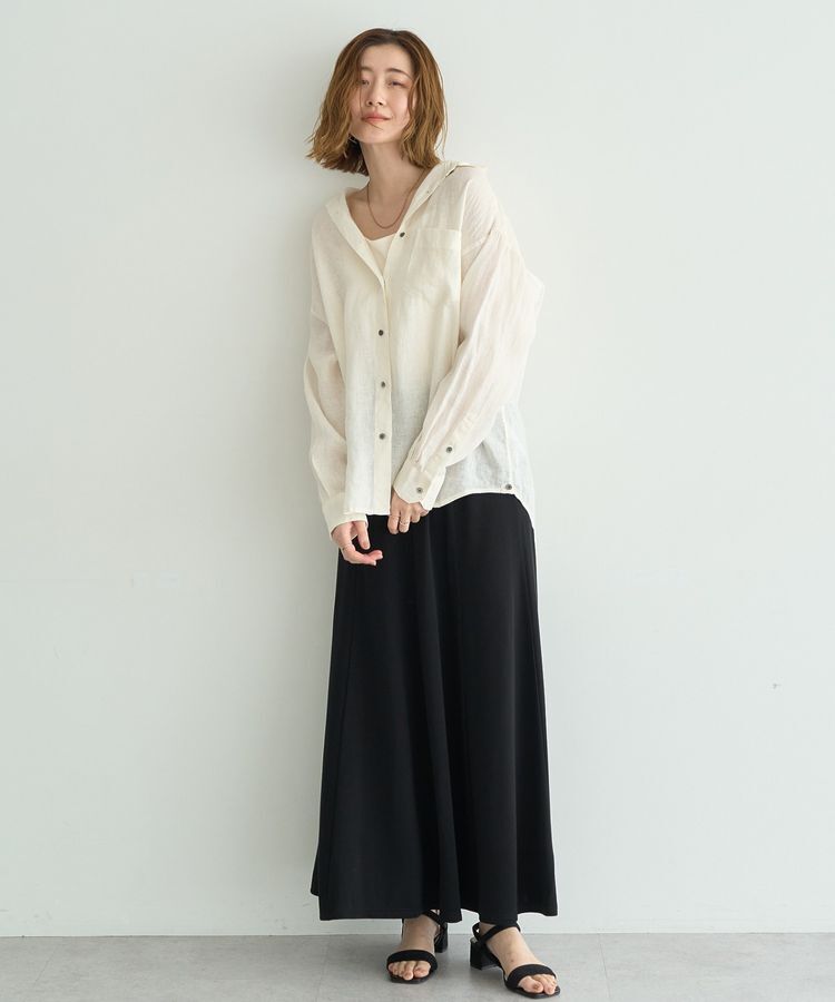 YECCA VECCA「3wayフレンチリネンシャツ」|シャツ・ブラウス|