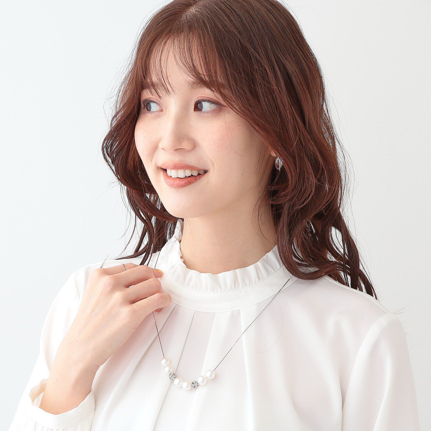 SHOO･LA･RUE「シュリンクパールネックレス」|ネックレス|