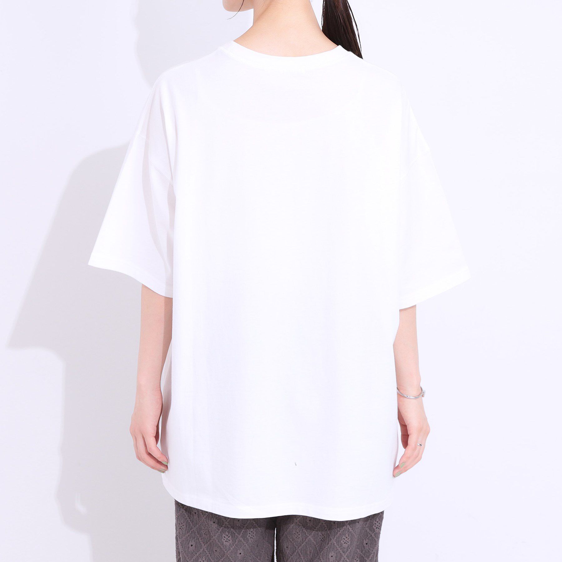 SHOO･LA･RUE「【洗える】ゆるシルエットが抜け感を演出 プリントBIG Tシャツ」|Tシャツ・カットソー|