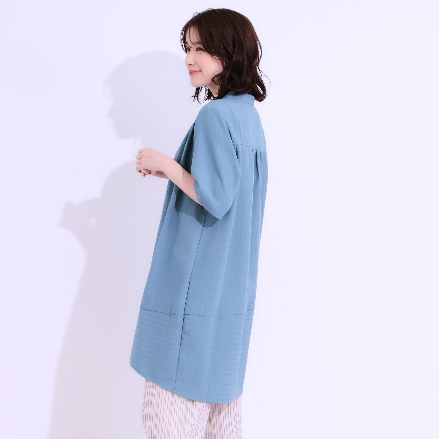 SHOO･LA･RUE「【洗える】楽に体型カバー叶う チュニックワンピース」|チュニック|
