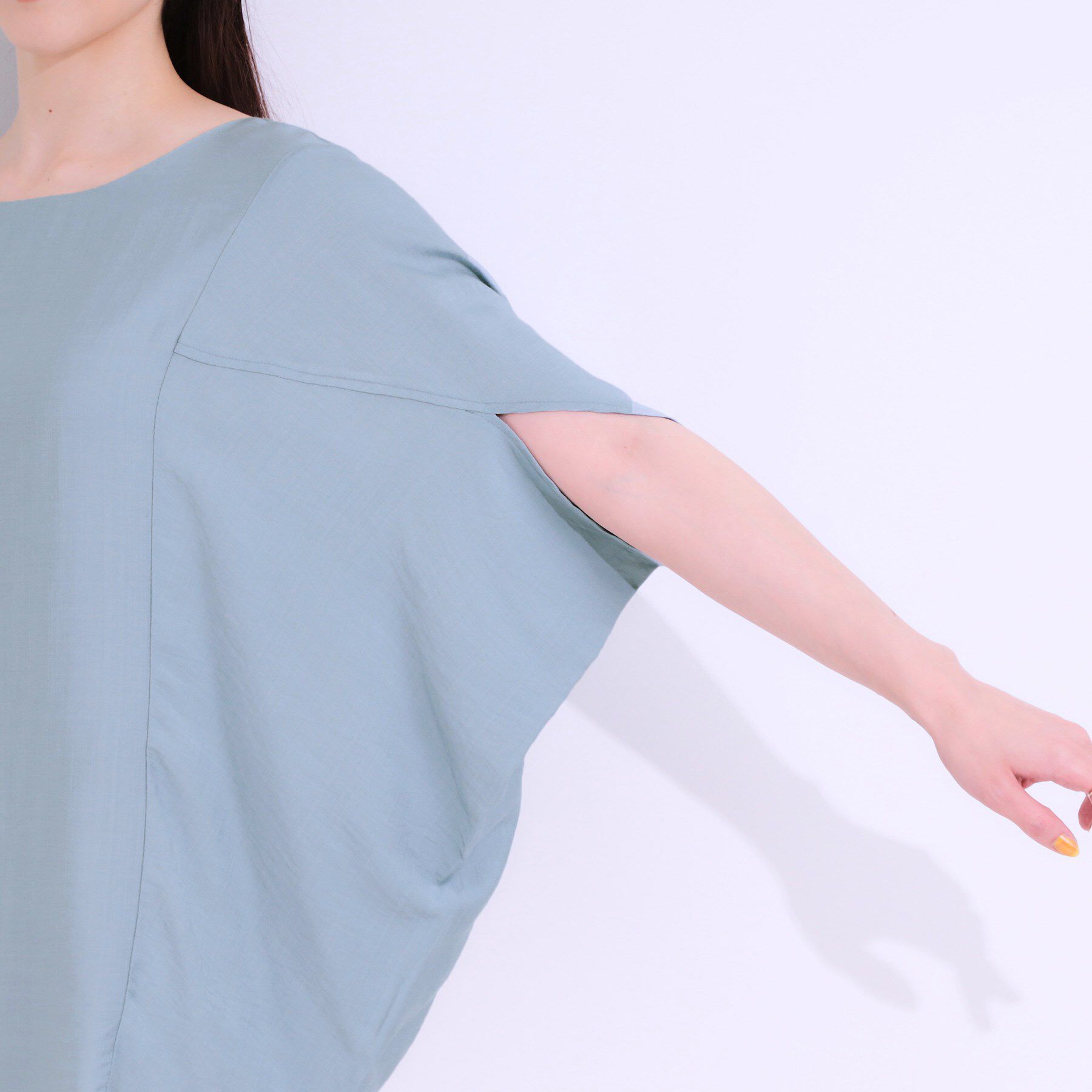SHOO･LA･RUE「【S-LL/ひんやり/体型カバー】ゆるシルエットが心地よい ドルマンブラウス」|シャツ・ブラウス|