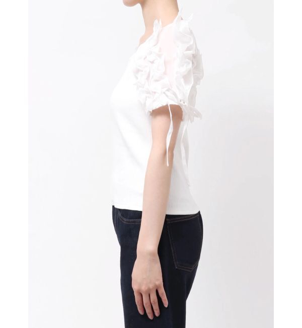 dazzlin「ショルダーボリュームフリルカットプルオーバー」|Tシャツ・カットソー|