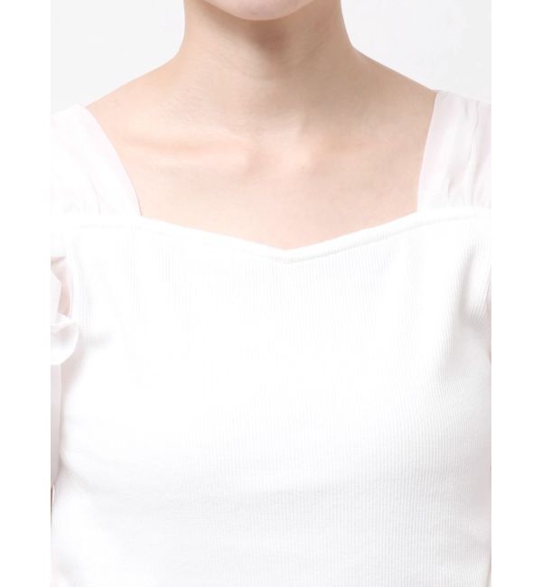 dazzlin「ショルダーボリュームフリルカットプルオーバー」|Tシャツ・カットソー|