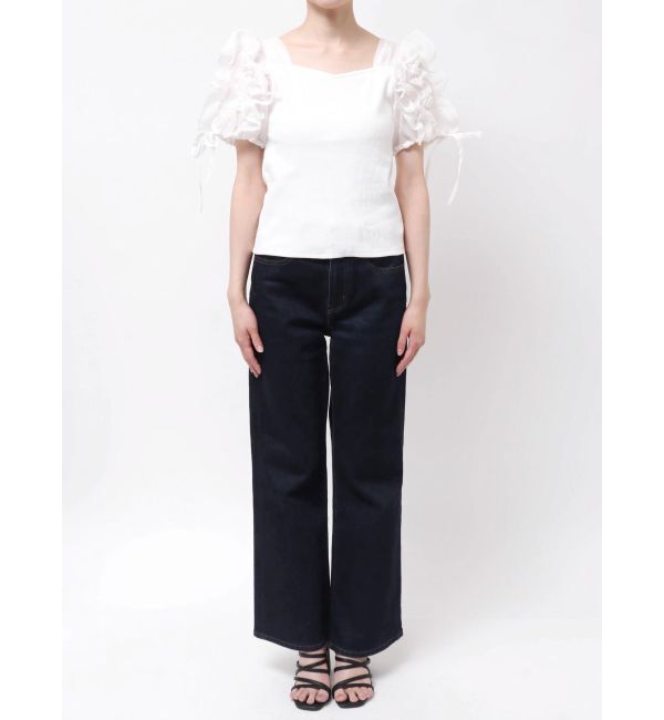 dazzlin「ショルダーボリュームフリルカットプルオーバー」|Tシャツ・カットソー|