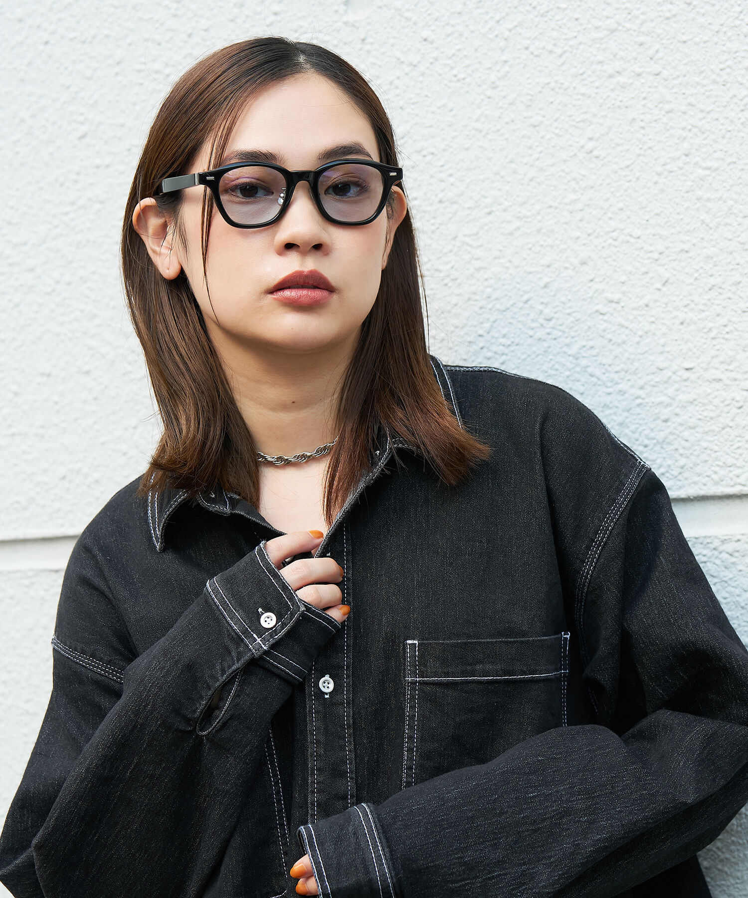  「【WEB限定】Zoff｜STUDIO SEVEN｜ウェリントン型 サングラス｜太縁フレーム」|サングラス|
