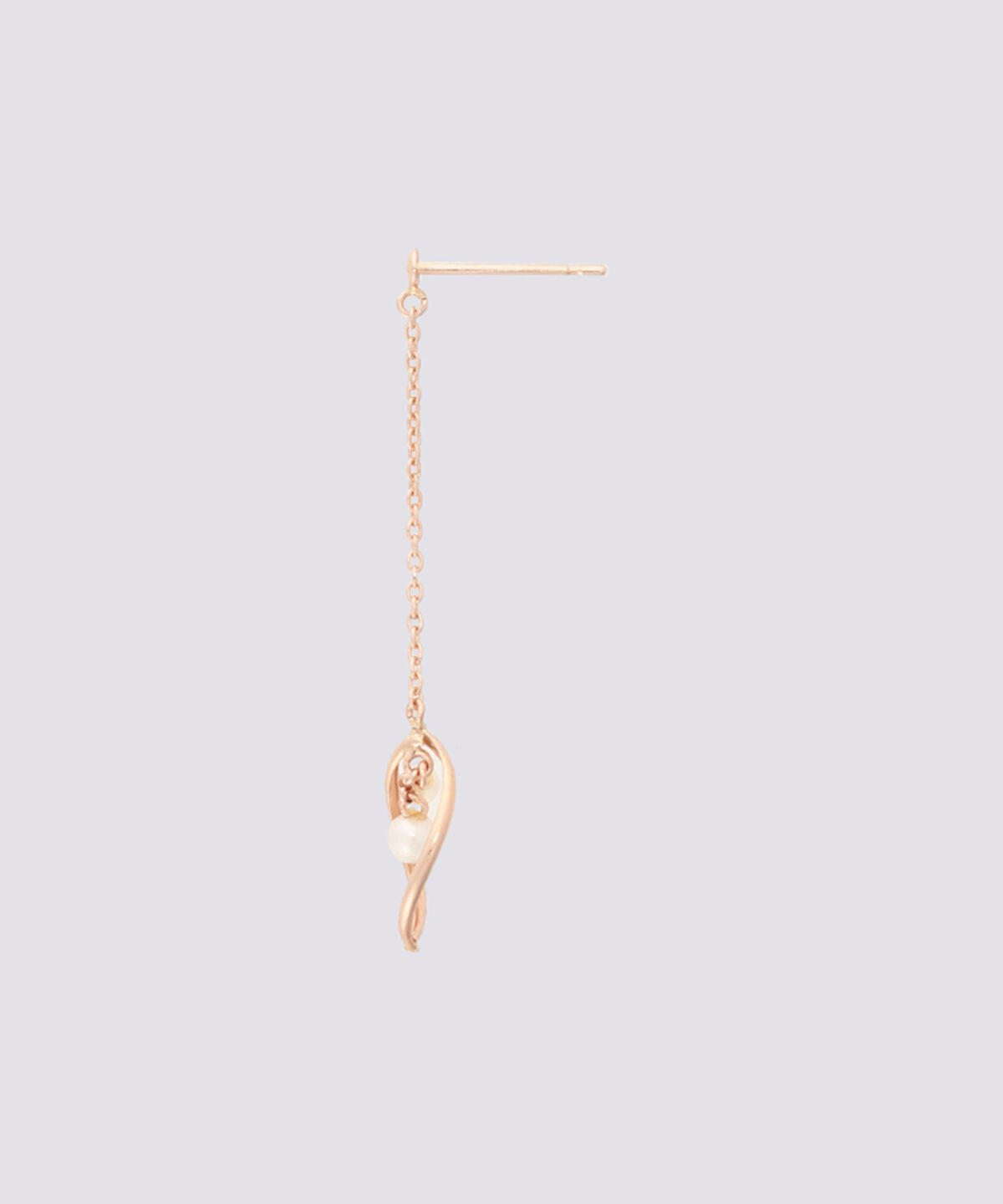 newme by Samantha Thavasa「K10 PG パール リーフピアス」|ピアス|