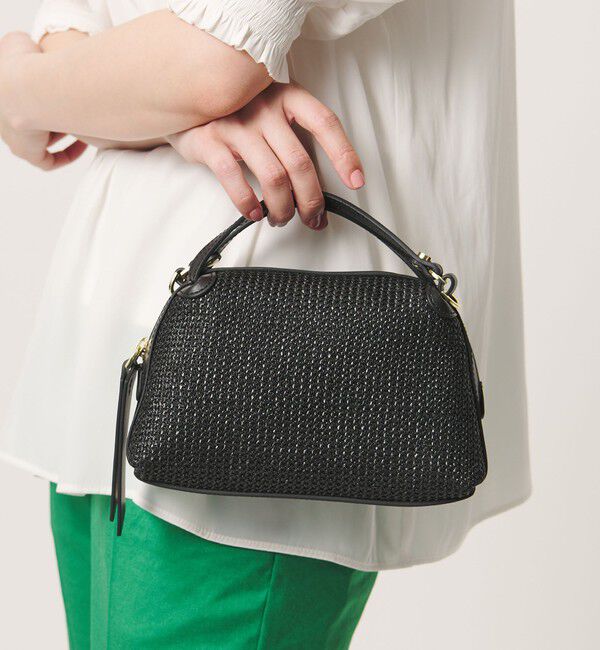 UNITED ARROWS「＜GIANNI CHIARINI＞ALIFA TWIST S バッグ」|ショルダー・メッセンジャー|BLACK