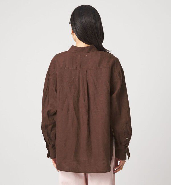 UNITED ARROWS green label relaxing「【結論シリーズ】リネン2WAYシャツ［size SHORTあり］」|シャツ・ブラウス|
