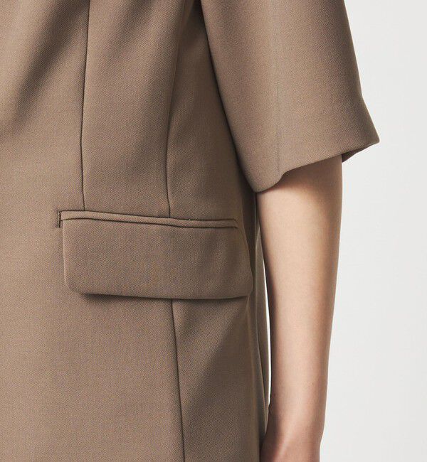 UNITED ARROWS green label relaxing「エアシカル ハーフスリーブ ジャケット  マシンウォッシャブル 接触冷感 通気性」|テーラードジャケット|