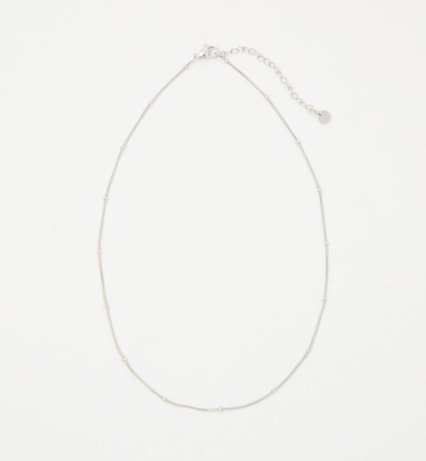 BEAUTY&YOUTH UNITED ARROWS「＜by Preek＞ドットライン チェーン ネックレス」|ネックレス|