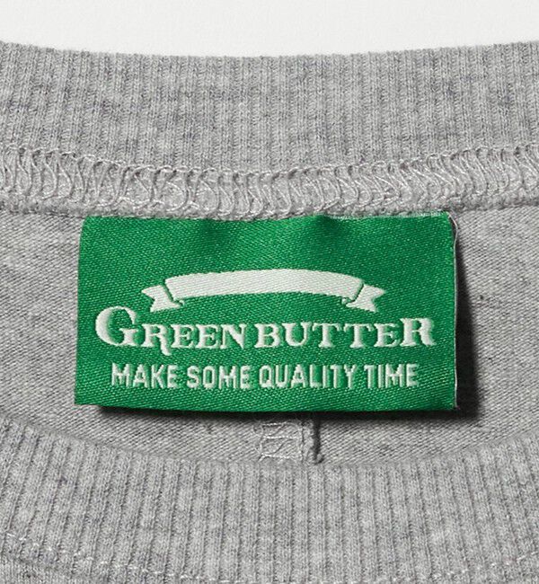 NICE WEATHER「＜GREEN BUTTER＞クロップカーシブ Tシャツ」|Tシャツ・カットソー|