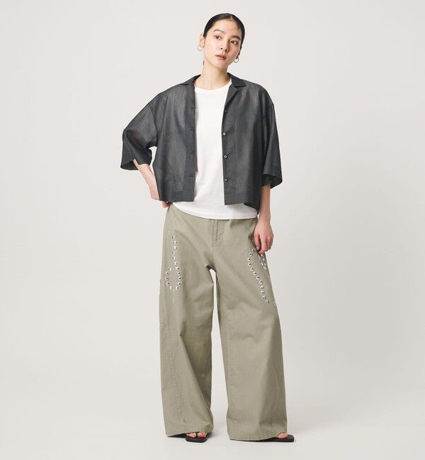 BEAUTY&YOUTH UNITED ARROWS「レーヨンキュプラブレンド オープンカラーシャツ」|シャツ・ブラウス|