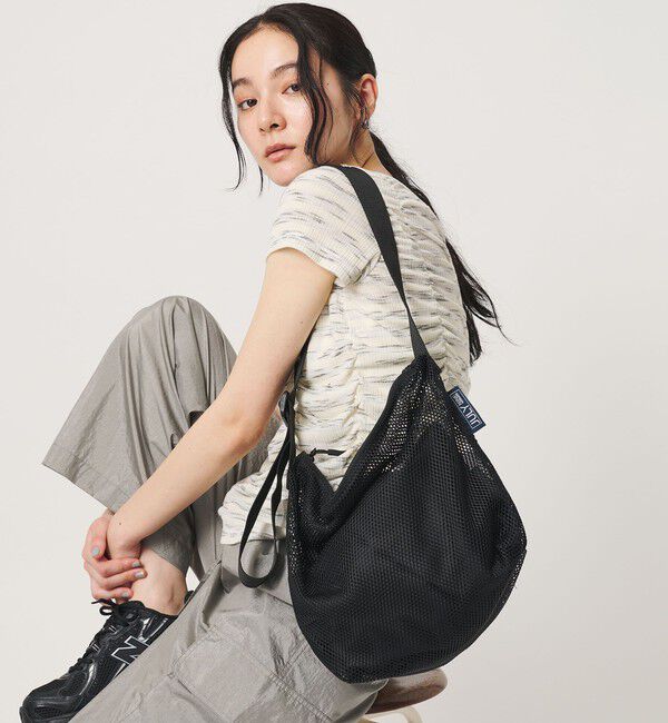 BEAUTY&YOUTH UNITED ARROWS「＜JULY NINE＞SEQUEL MESH BITTY ショルダーバッグ」|ショルダー・メッセンジャー|BLACK