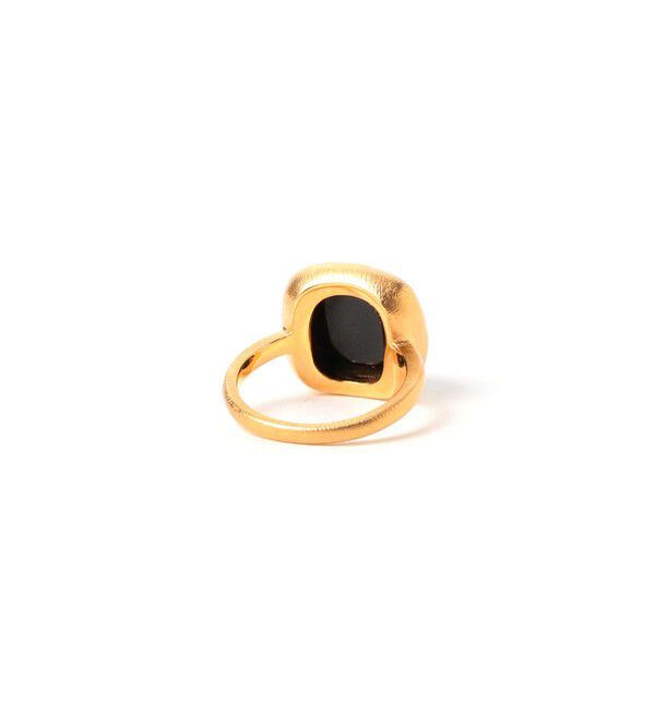Demi-Luxe BEAMS 「【別注】Fruitsjolie / オニキス リング 13&times;13ｍｍ」|その他|