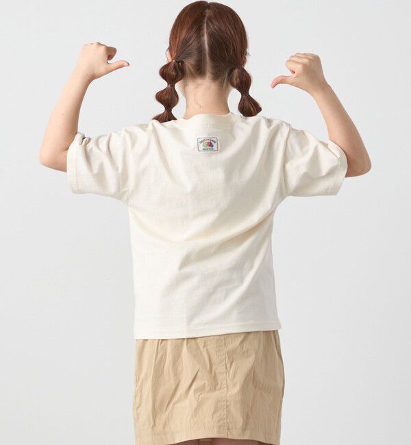 SHIPS any「FRUIT OF THE LOOM:〈洗濯機可能〉ロゴ プリント Tシャツ<KIDS>」|Tシャツ・カットソー|