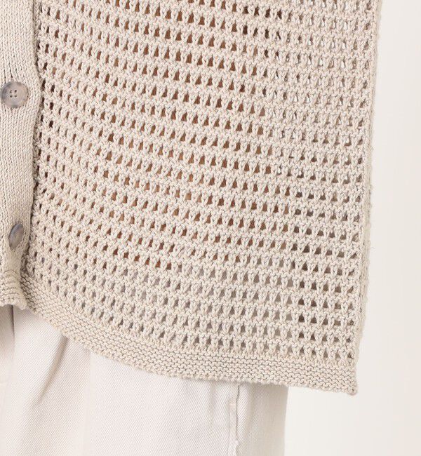 TOMORROWLAND GOODS「LAUREN MANOOGIAN NET シャツカーディガン」|カーディガン|