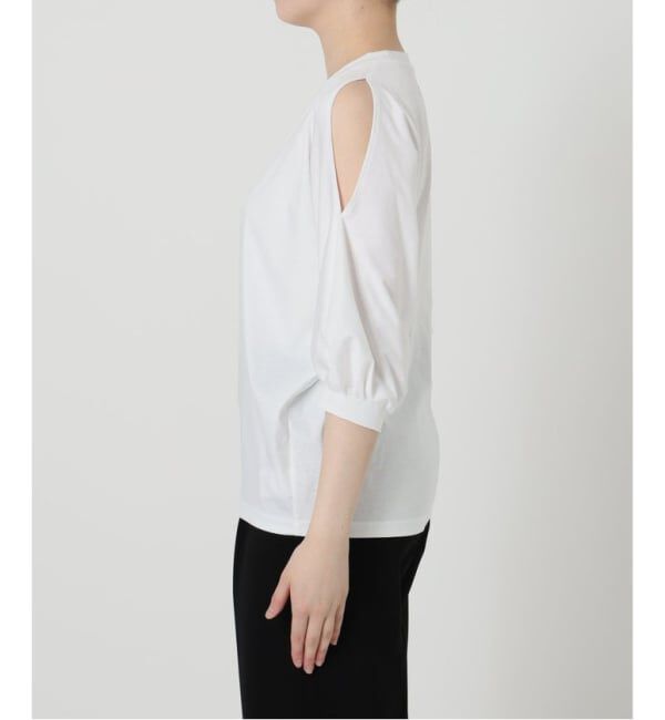 VERMEIL par iena「《追加予約》ショールスリットカットソー」|Tシャツ・カットソー|