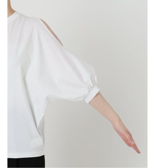 VERMEIL par iena「《追加予約》ショールスリットカットソー」|Tシャツ・カットソー|