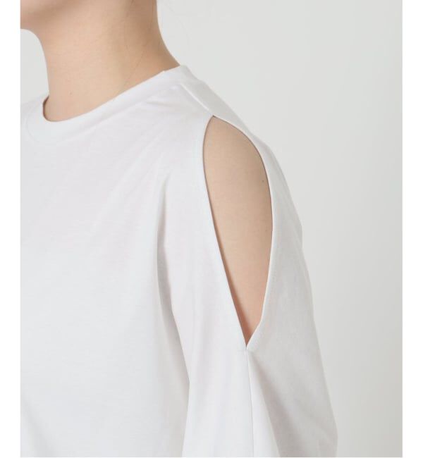 VERMEIL par iena「《追加予約》ショールスリットカットソー」|Tシャツ・カットソー|