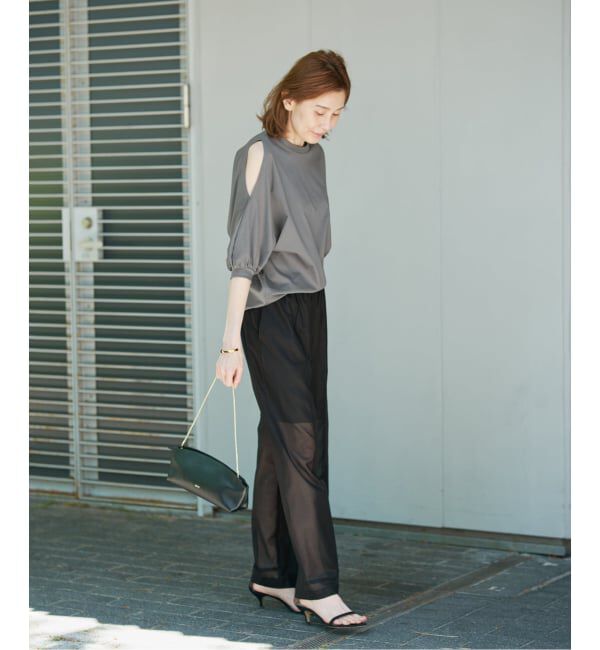 VERMEIL par iena「《追加予約》ショールスリットカットソー」|Tシャツ・カットソー|