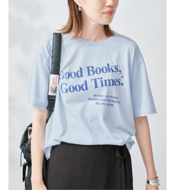 SLOBE IENA「BOOK CLUB SLOBE別注 グラフィックTEE」|Tシャツ・カットソー|サックスブルー B