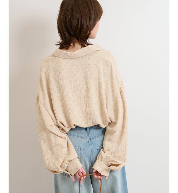 JOURNAL STANDARD relume「《追加》ドットジャガードブラウス」|シャツ・ブラウス|