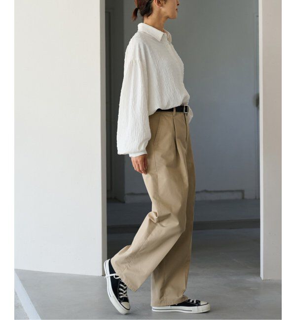 JOURNAL STANDARD relume「《追加》ドットジャガードブラウス」|シャツ・ブラウス|
