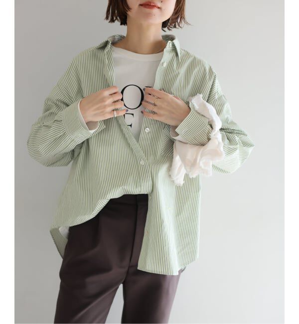 JOURNAL STANDARD relume「ONE DAYロゴストライプシャツ」|シャツ・ブラウス|