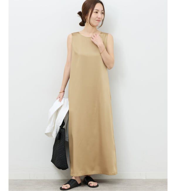JOURNAL STANDARD relume「サテンノースリーブワンピース」|ワンピース|