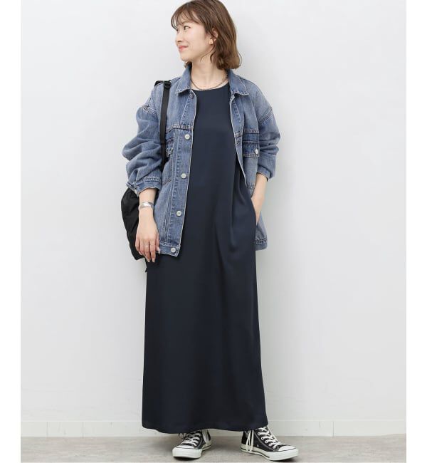 JOURNAL STANDARD relume「サテンノースリーブワンピース」|ワンピース|