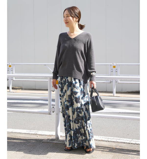 JOURNAL STANDARD「テープヤーンニュアンスVプルオーバー」|ニット・セーター|