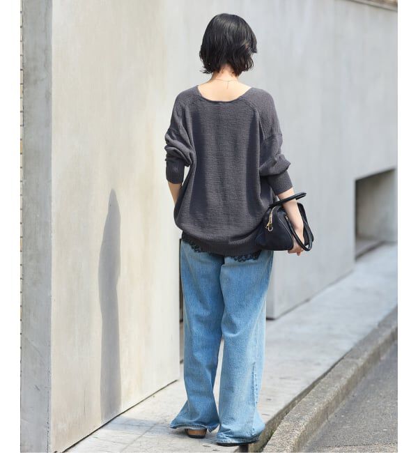 JOURNAL STANDARD「テープヤーンニュアンスVプルオーバー」|ニット・セーター|