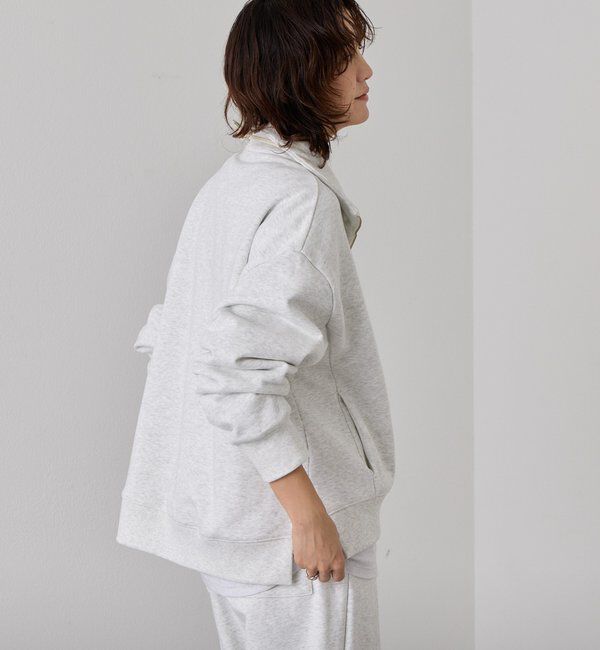  「【A・MONN】【セットアップ着用可能】ZIP SWEAT プルオーバー」|Tシャツ・カットソー|