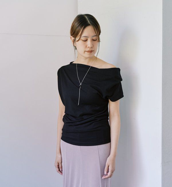  「アシメネックTee」|Tシャツ・カットソー|