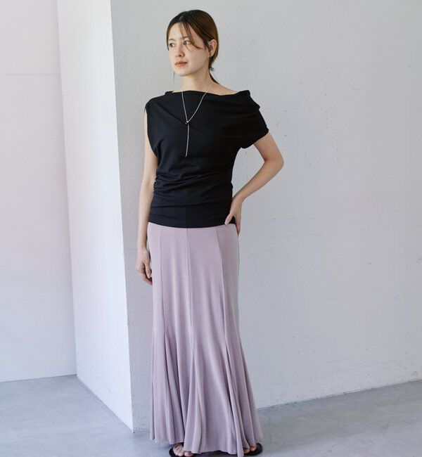  「アシメネックTee」|Tシャツ・カットソー|
