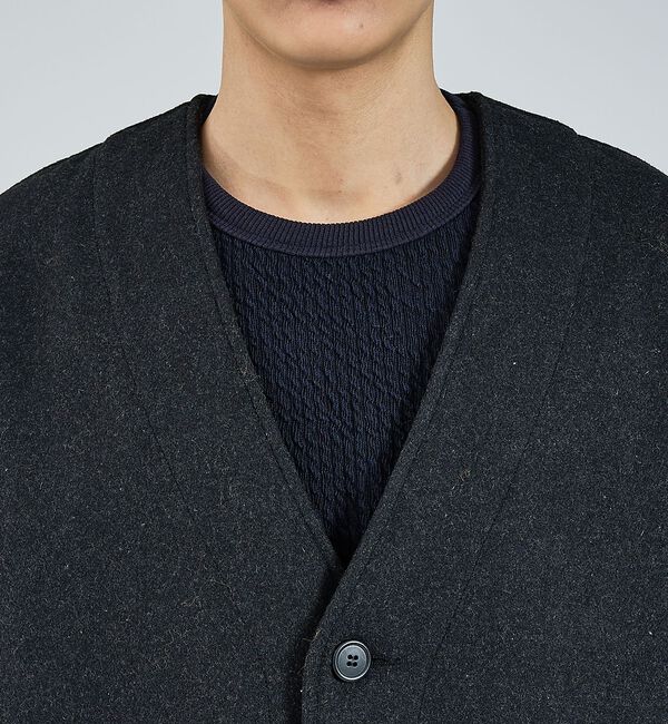 ABAHOUSE「【LUCEBER/ルースバー】 WOOL LINER COAT/ウールライナーコ」|ブルゾン・スタジャン|
