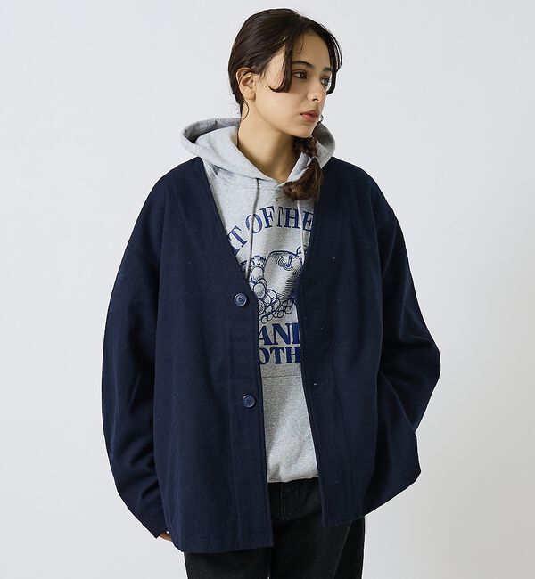 ABAHOUSE「【LUCEBER/ルースバー】 WOOL LINER COAT/ウールライナーコ」|ブルゾン・スタジャン|